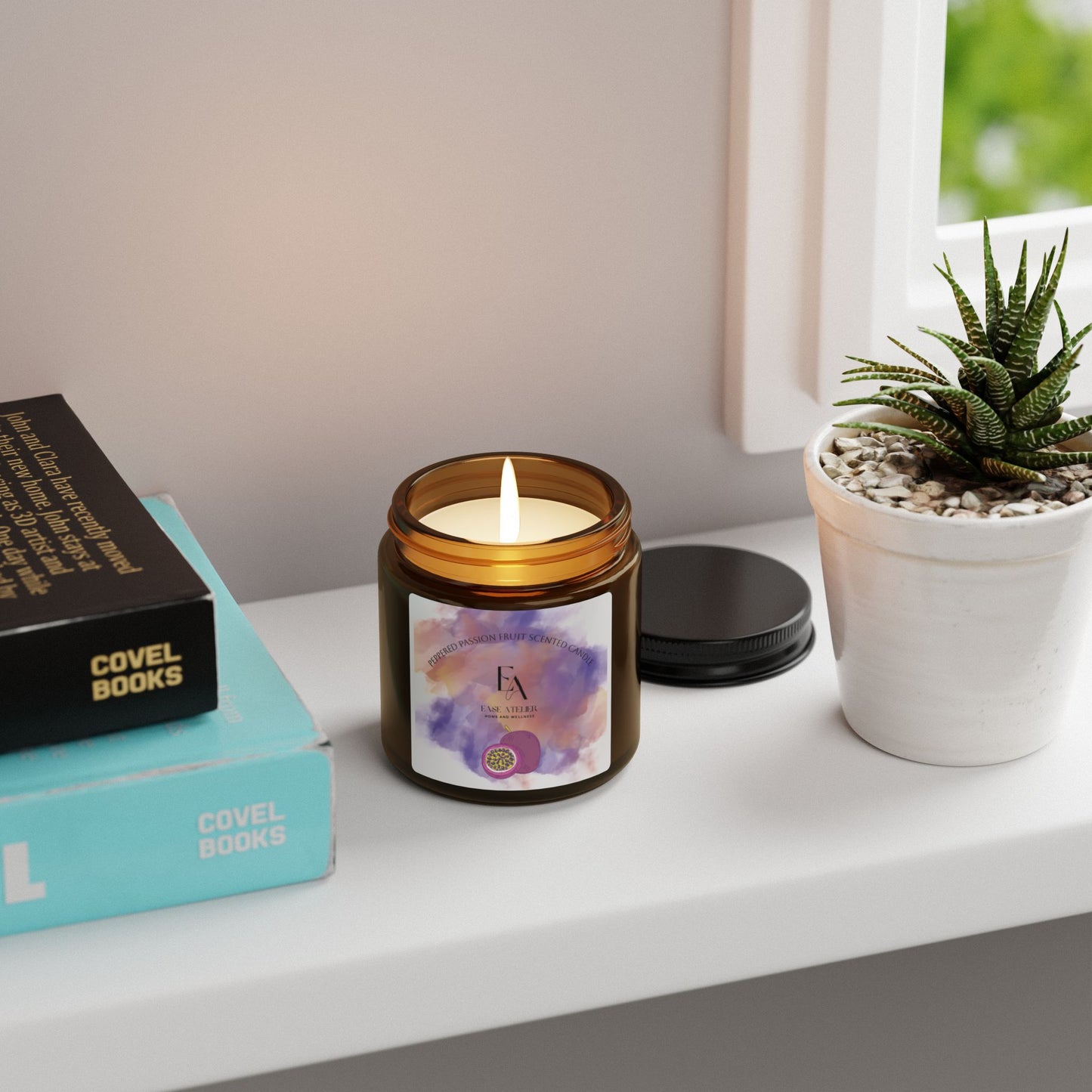 Natural Scented Soy Candle: "Peppered Passion Fruit"