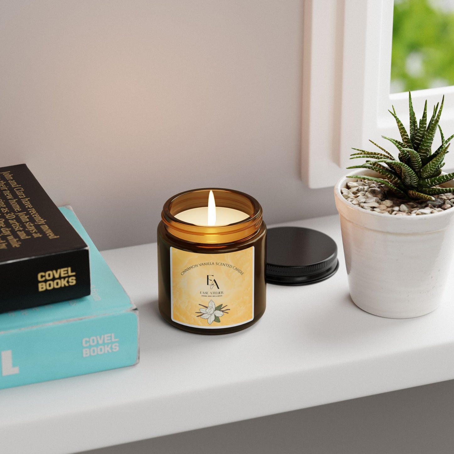 Vanilla Scented Soy Candle - Relaxing Home Décor, Eco-Friendly Gift, Aromatherapy Candle, Self-Care Essential, Wedding Favor