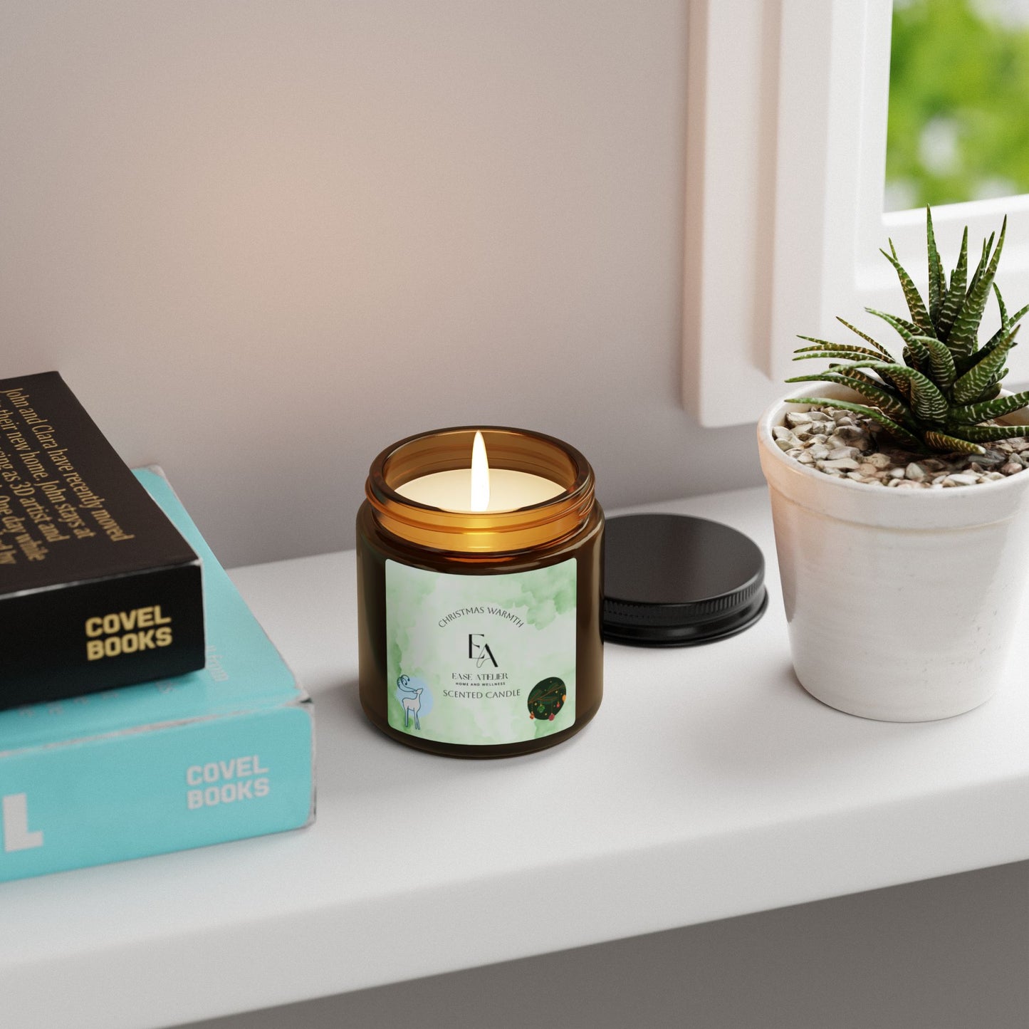 Natural Scented Soy Candle: "Christmas Warmth"