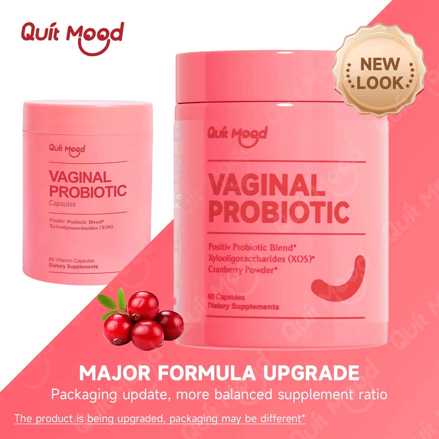 Quitmood Cranberry Extract Probiotics for Women Balance (60 capsules)