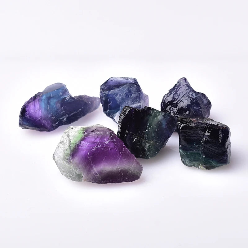 Natural Raw Crystal Stones - Amethyst & Rose Quartz Irregular Rough Rocks for Healing, Aquarium Decor & Mineral Specimens