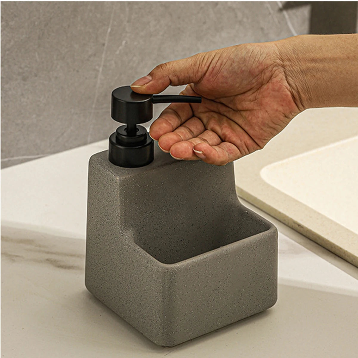 Soap dispenser household hand sanitizer lotion press sub bottle storage box