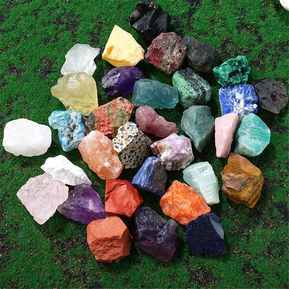 Natural Crystal Quartz Raw Mineral Specimen, Rose Crystal, Irregular Shape, Rough Rock, Reiki Healing Stone Home Decoration