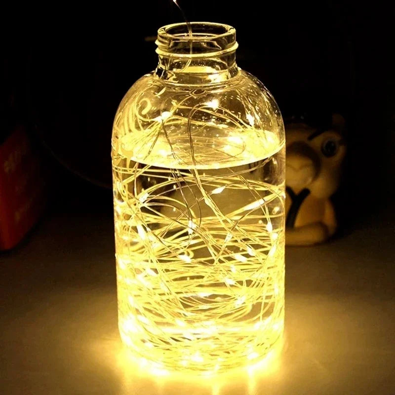USB LED Fairy Lights Copper Wire String