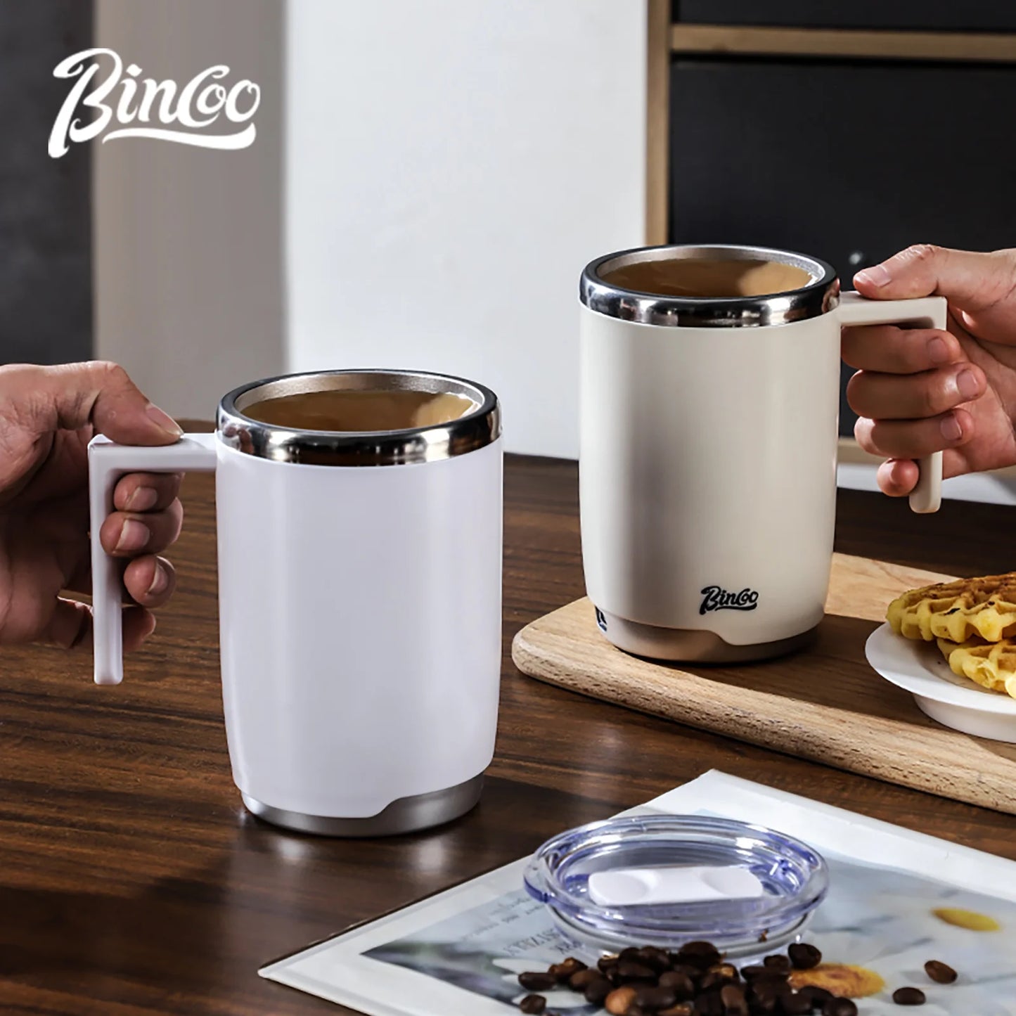 New Electric Self-Stirring Mug 316 Stainless Steel Safe Rechargeable Magnetic Mug Milk Mixing Cup Smart Mixer Water Bottle 400ml