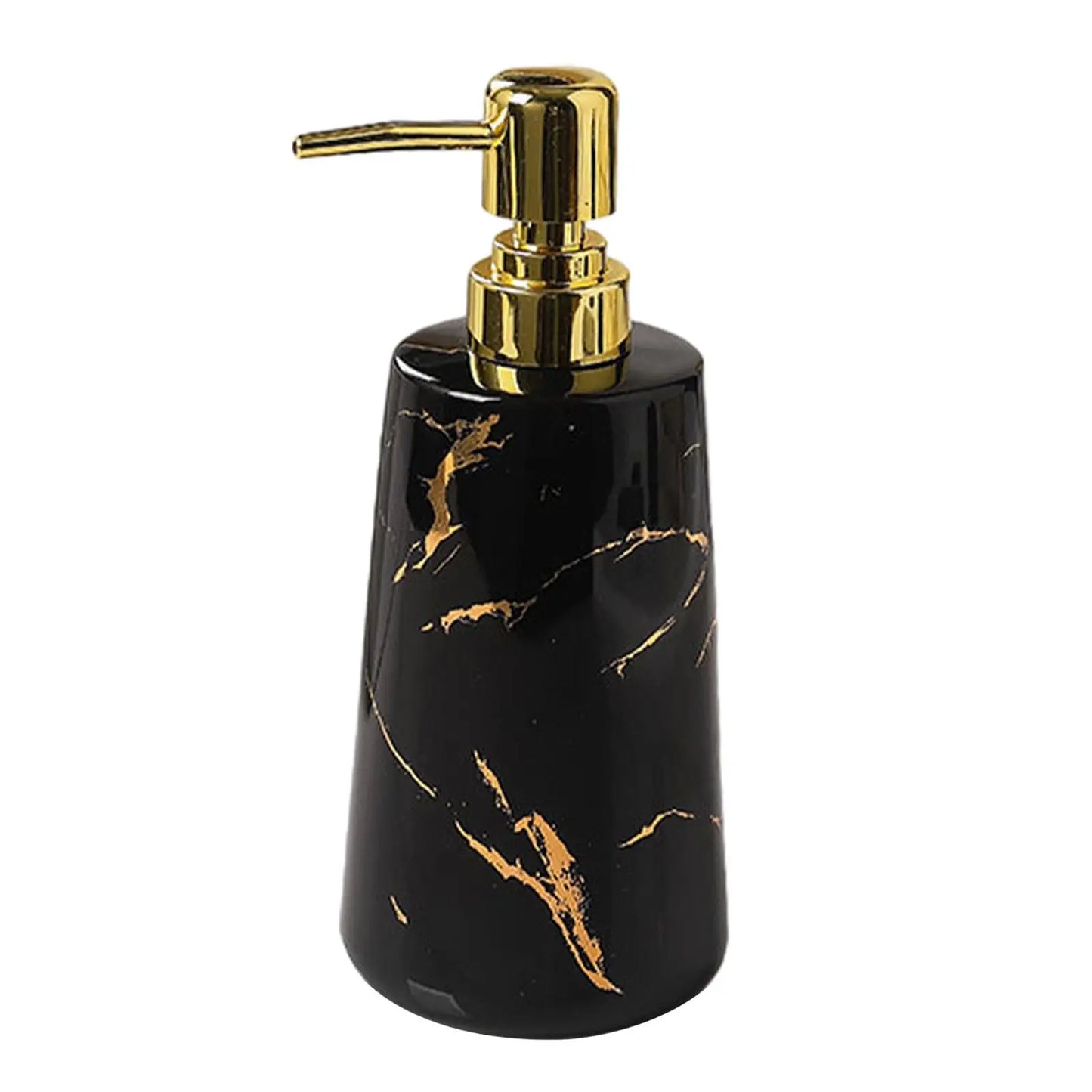 Soap Dispenser Stylish 500ml/17oz Sturdy Empty Ceramic Liquid Hand Soap Dispenser for Home Bathroom Hotel Laundry Countertop
