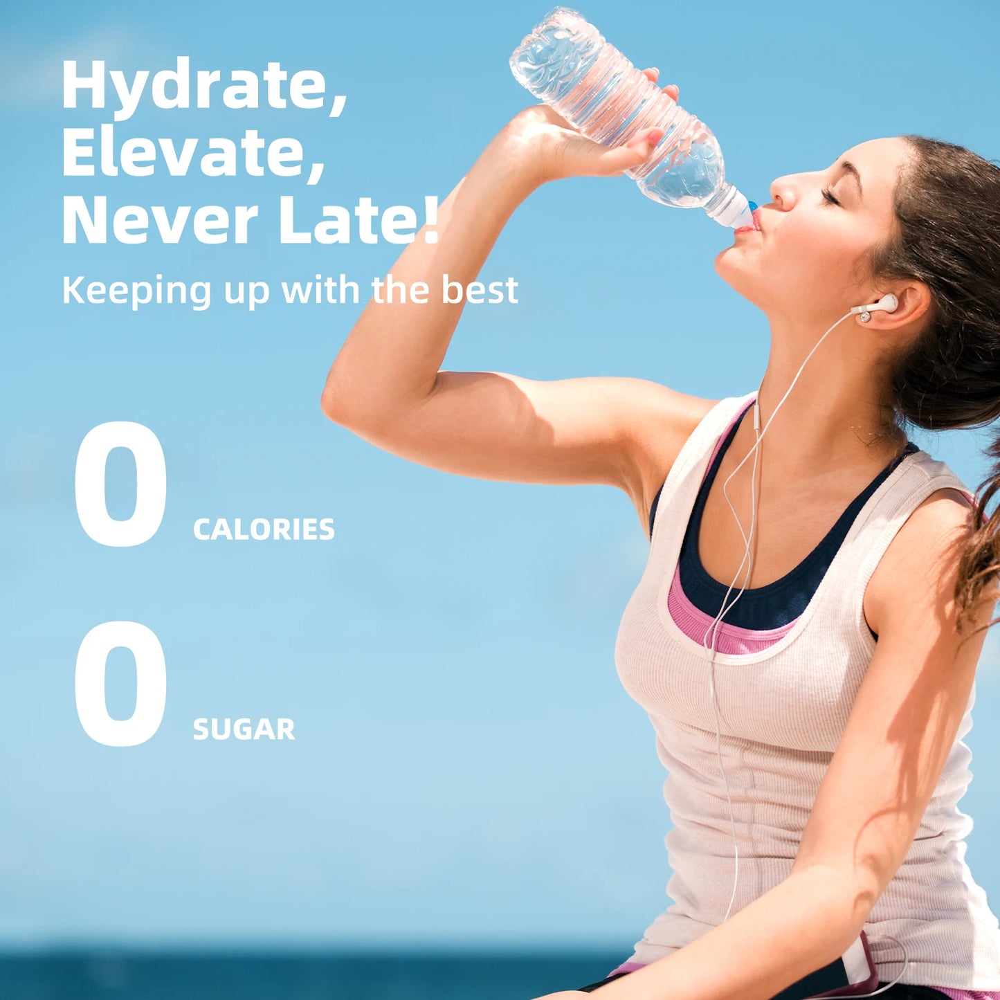 Sugar-Free Electrolyte Powder (0 Calories) - Non-GMO, Fast Hydration, Endurance & Energy Support Drink Mix