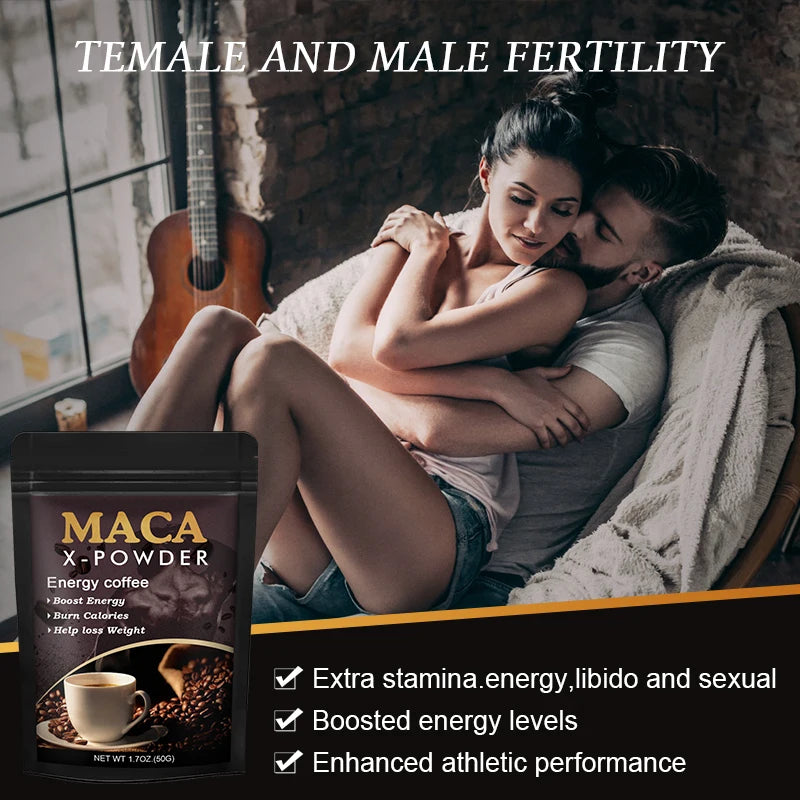 BEWORTHS Maca Root Coffee- Natural Energy Supplement,Supports Athletic Performance and Motivation, Builds Muscle and Strengthens