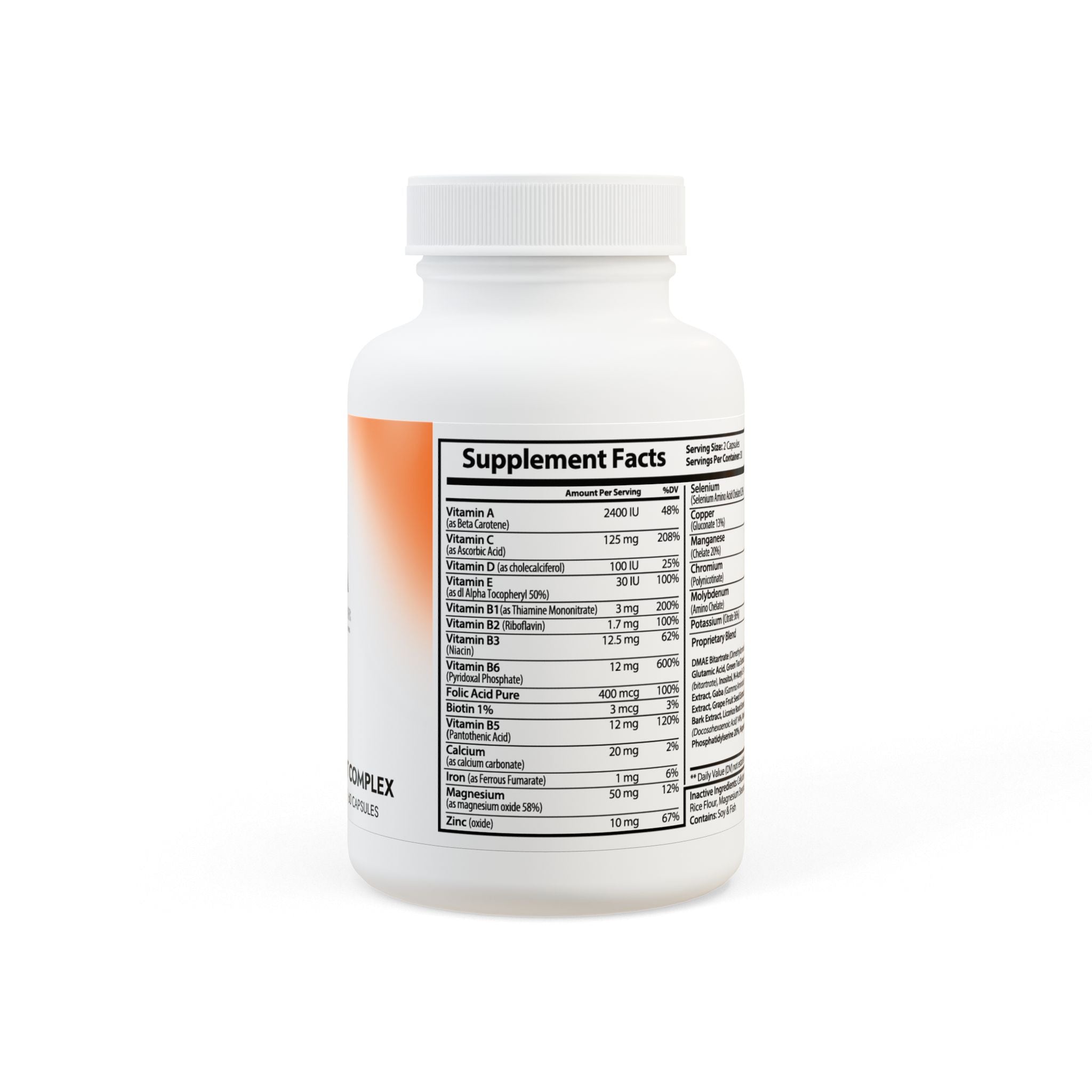 Brain Support Complex Supplement (60 Capsules)