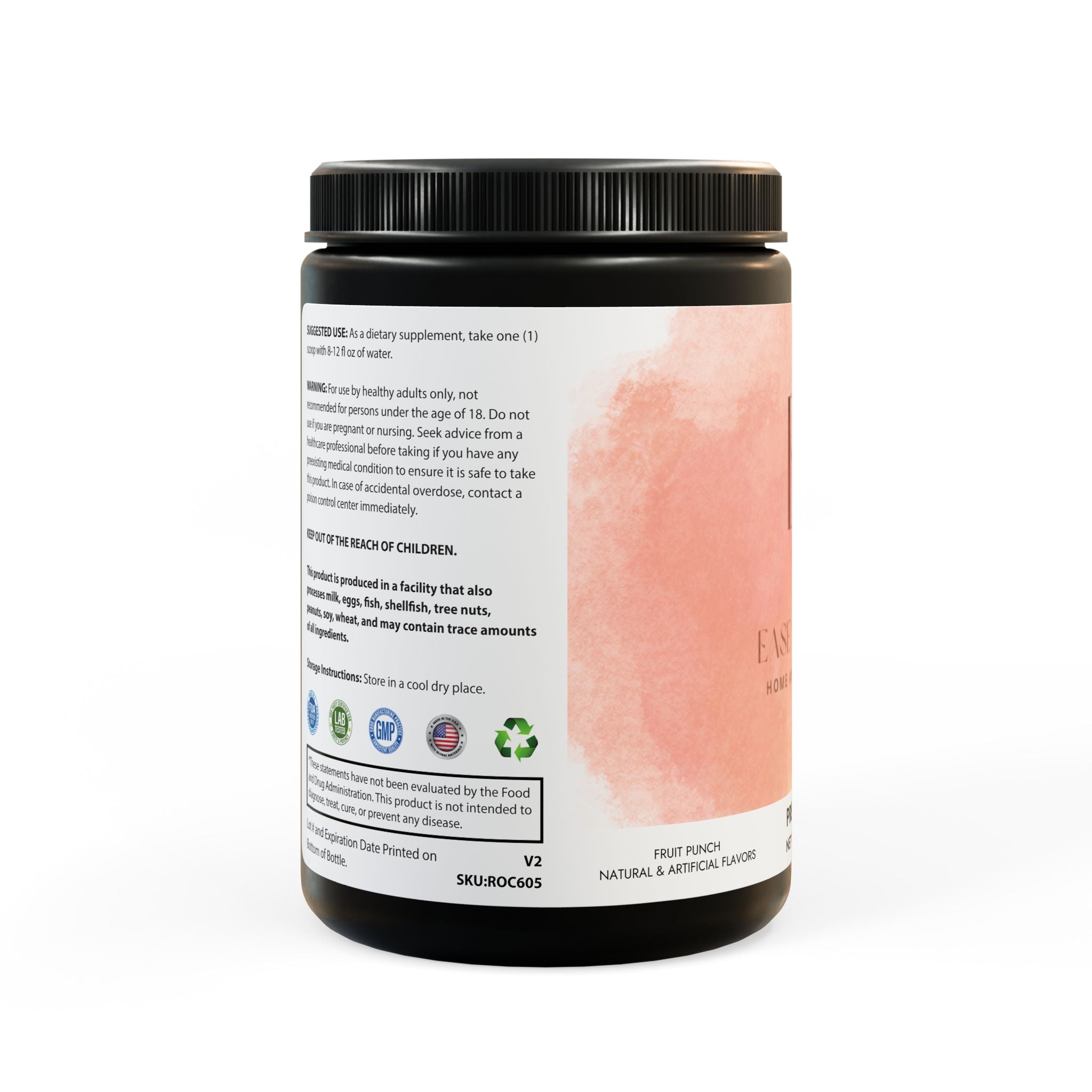 Pre-Workout Supplement, Fruit Punch (204g, 7.1oz)