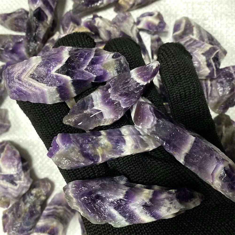 Natural Amethyst Crystal Rough Stones - Beautiful Energy Healing Crystals & Mineral Specimens