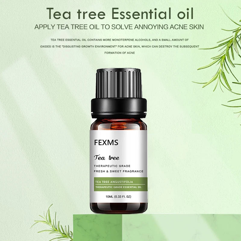 100% Pure Tea Tree Essential Oil - High Quality Tea Tree Oil For Skin, Hair, Dry Scalp, Nails, Aromatherapy And Diffuser