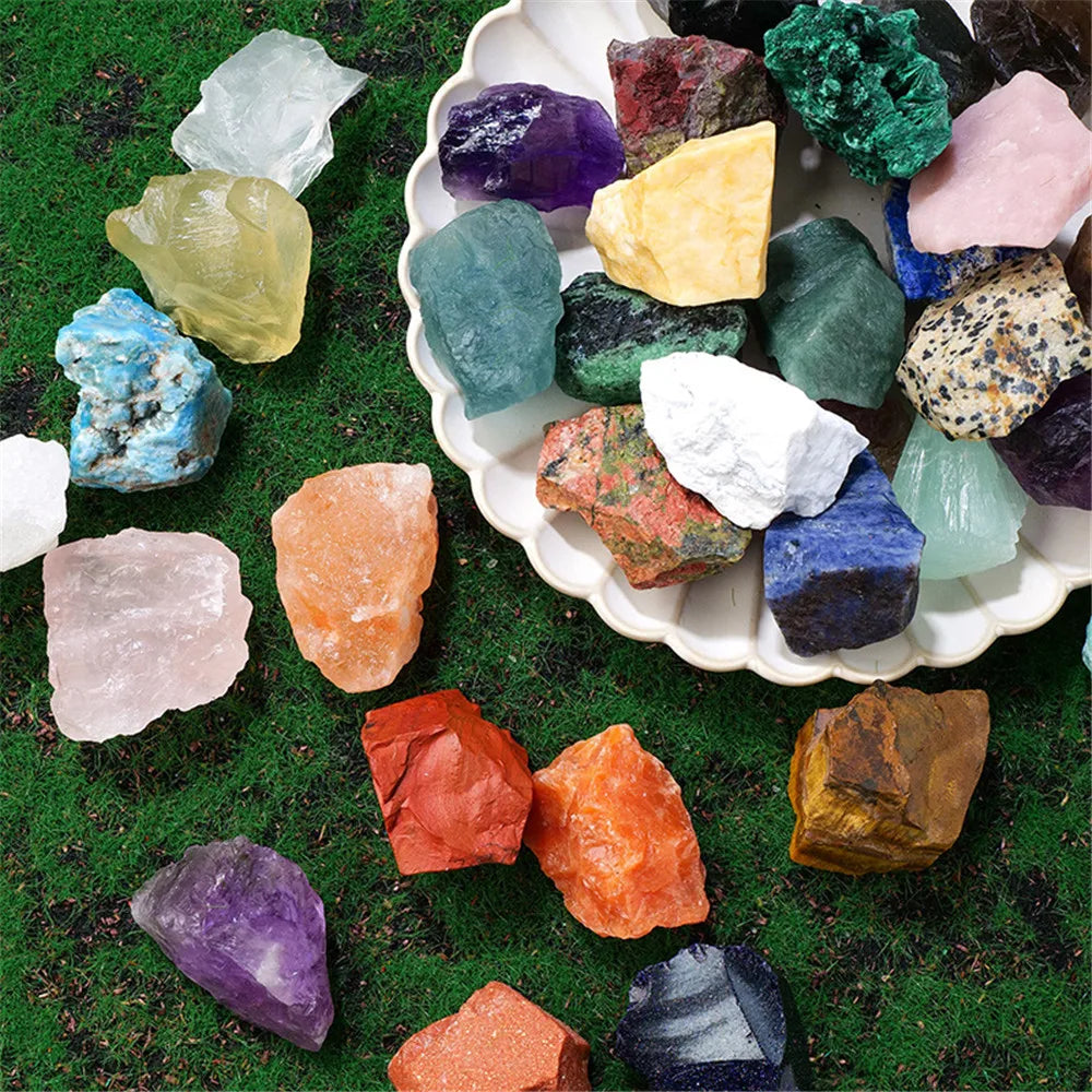 Natural Crystal Quartz Raw Mineral Specimen, Rose Crystal, Irregular Shape, Rough Rock, Reiki Healing Stone Home Decoration