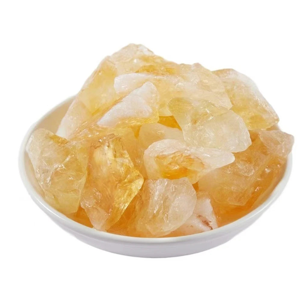 Natural Citrine Crystal Stones Minerals Landscape Rock Specimen Mineral Decorative Bulk Irregular Shape Raw Stone Home Decor