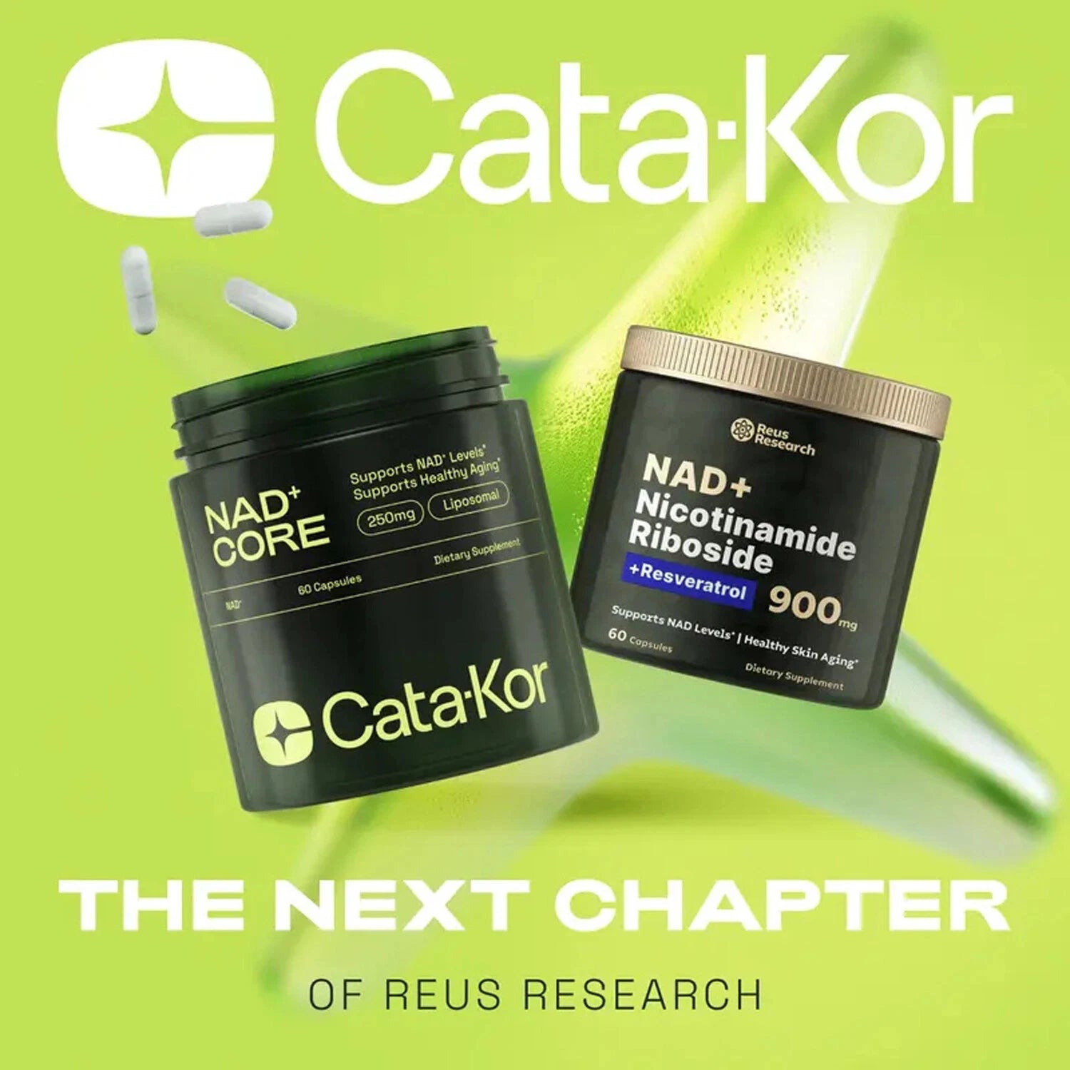 NAD+ Active Adult Supplement Capsules - Anti-Aging, Boost Energy and Focus