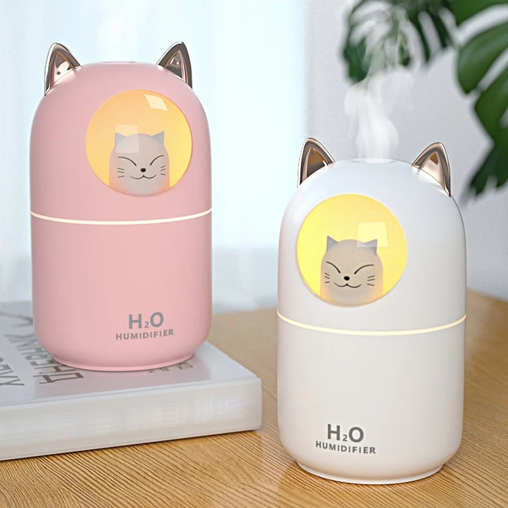 300ml Cute Cat H2O Essential Oil Diffuser
