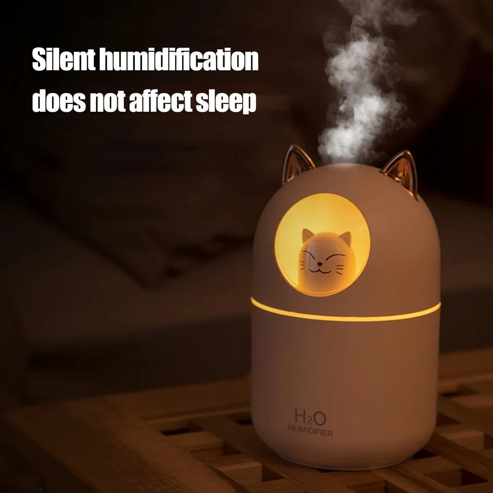 300ml Cute Cat H2O Essential Oil Diffuser