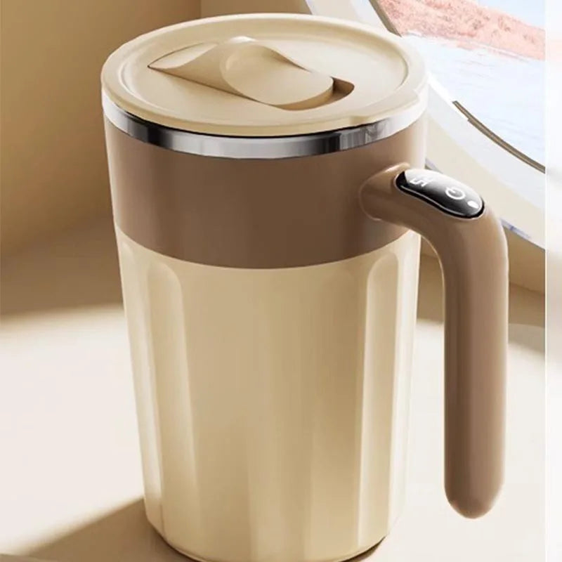 450ML Automatic Electric Coffee Self Mixing Mug IP67 Waterproof Food Safe Coffee Mug USB Rechargeable Automatic Magnetic Cup