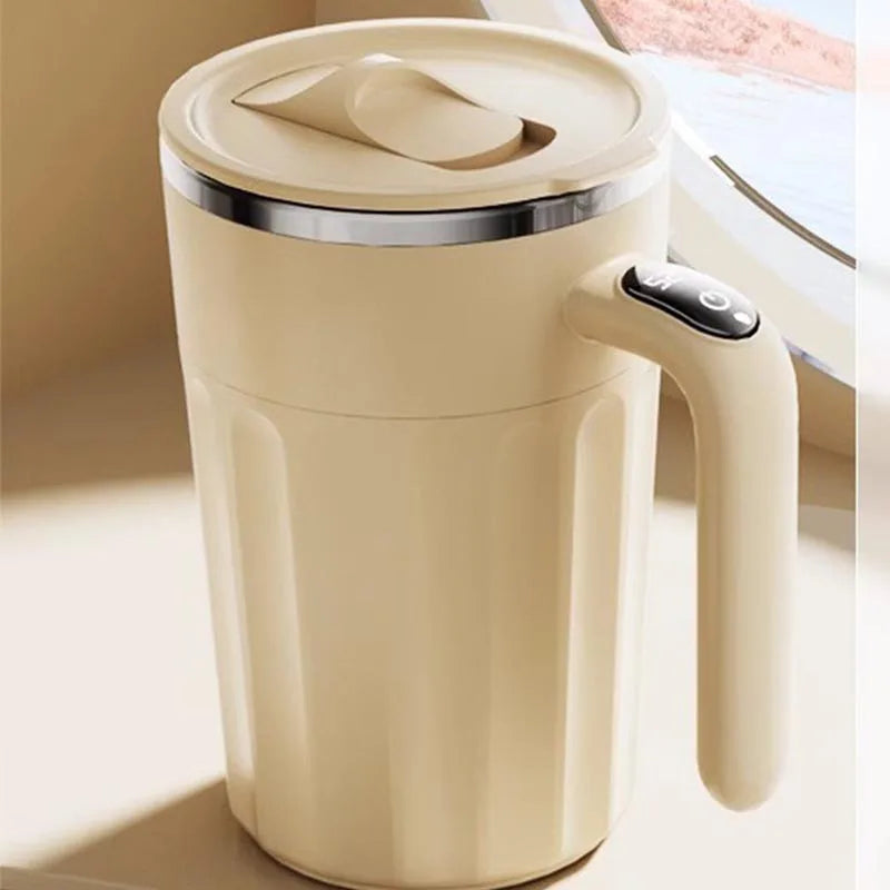450ML Automatic Electric Coffee Self Mixing Mug IP67 Waterproof Food Safe Coffee Mug USB Rechargeable Automatic Magnetic Cup