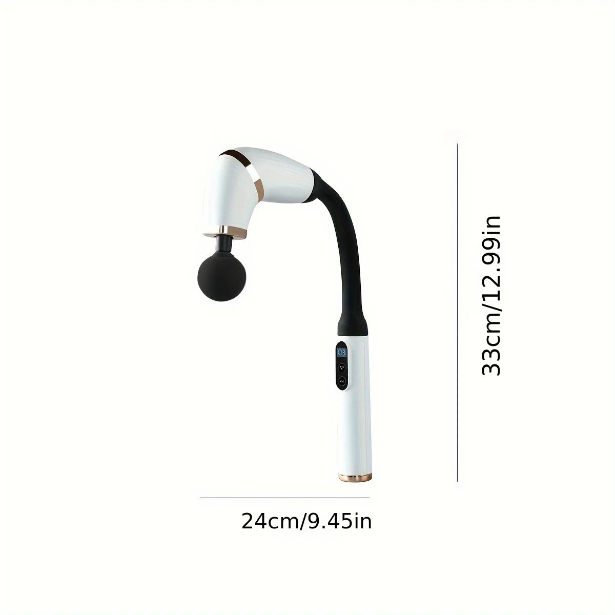 Massage Gun with Upgraded Extension Handle, Back Massager, Muscles/Neck/Shoulders/Waist/Legs Massager