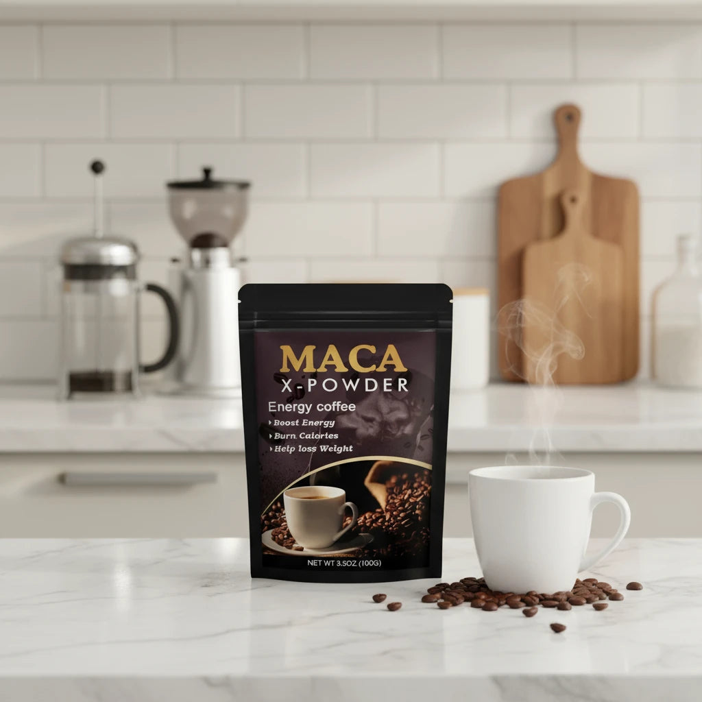BEWORTHS Maca Root Coffee- Natural Energy Supplement,Supports Athletic Performance and Motivation, Builds Muscle and Strengthens