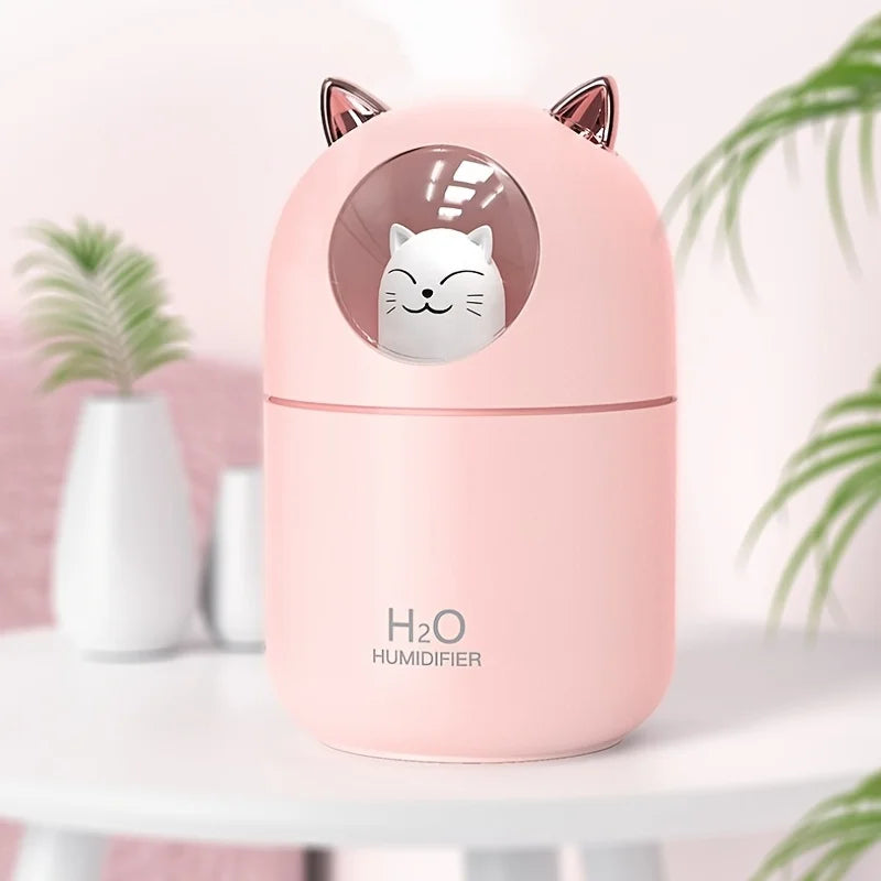 300ml Cute Cat H2O Essential Oil Diffuser