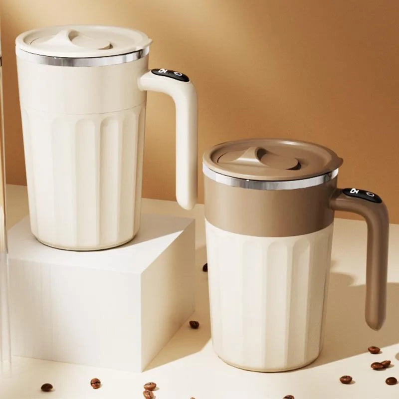 450ML Automatic Electric Coffee Self Mixing Mug IP67 Waterproof Food Safe Coffee Mug USB Rechargeable Automatic Magnetic Cup