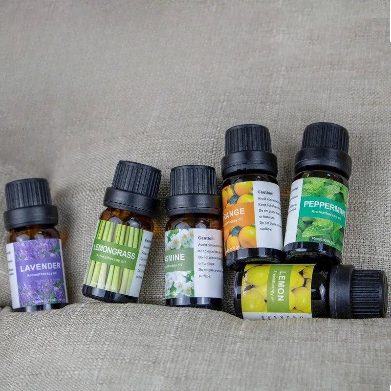 15 Scent Essential Oils (10ml) - Water-Soluble Fragrance Oils for Aroma Diffusers, Humidifiers & Air Fresheners