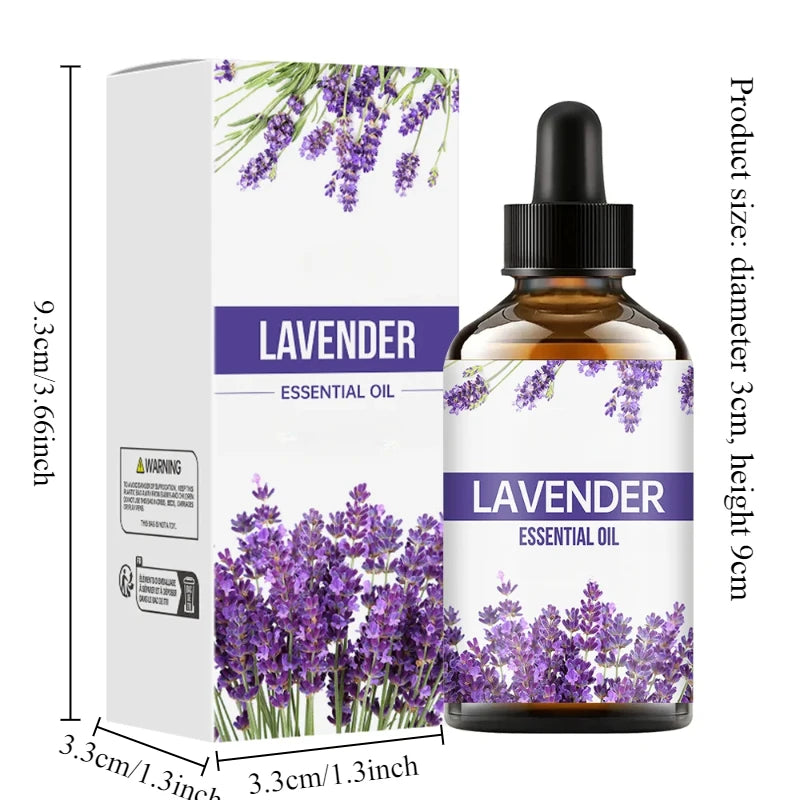 30mL Essential Oils - Lavender, Lemongrass, Rose, Rosemary