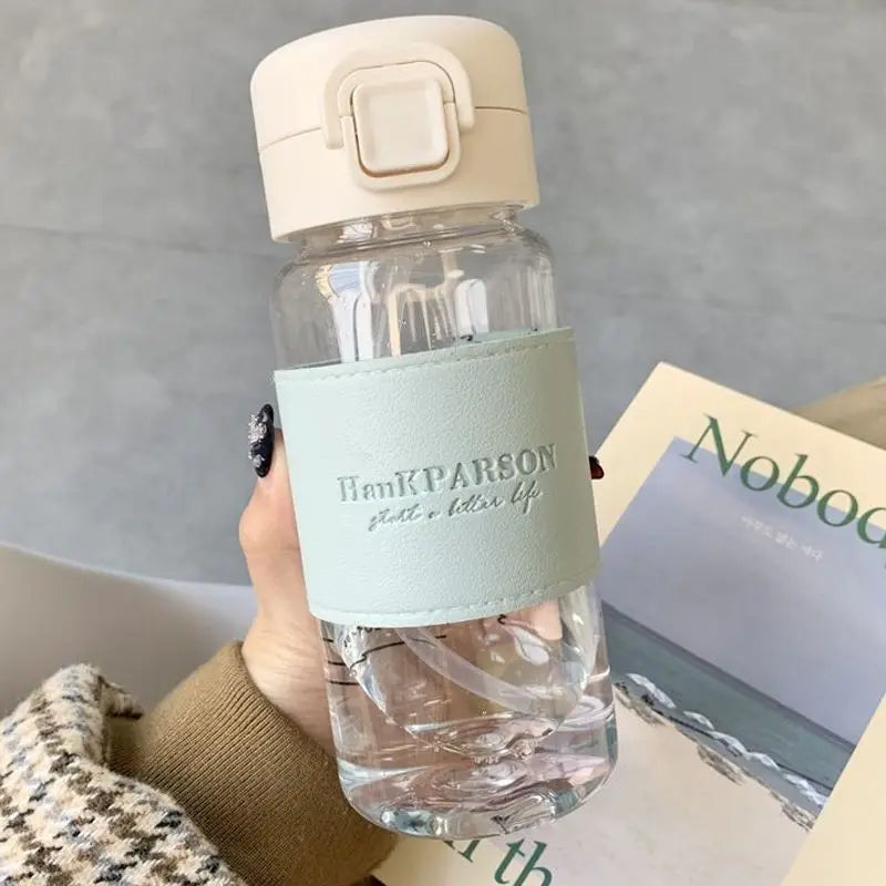 500ml Creative Leak-Proof Cute Drinking Bottle with Straw