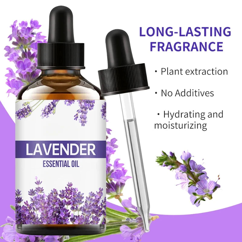 30mL Essential Oils - Lavender, Lemongrass, Rose, Rosemary
