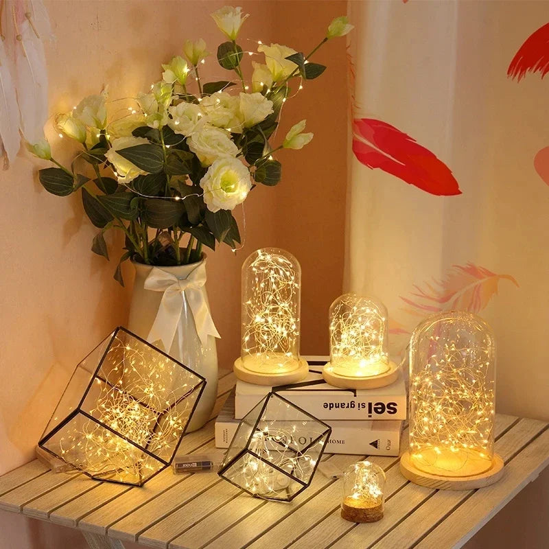 USB LED Fairy Lights Copper Wire String