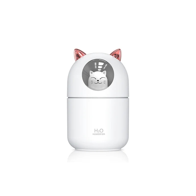 300ml Cute Cat H2O Essential Oil Diffuser
